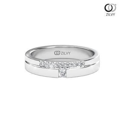 แหวนเพชรผู้หญิง รุ่น GR866 - มุมบน