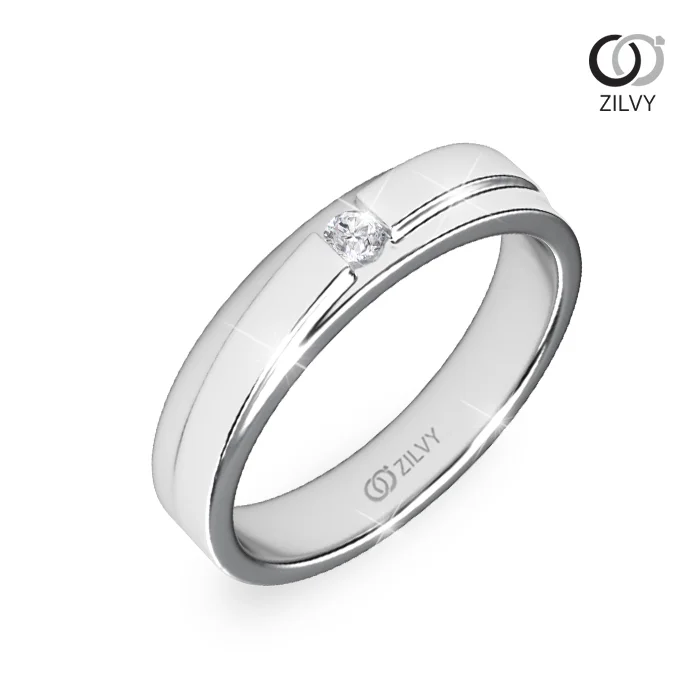 แหวนเพชร Primrose Bezel