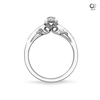 แหวนเพชรผู้หญิง รุ่น GR873 - มุมหน้า