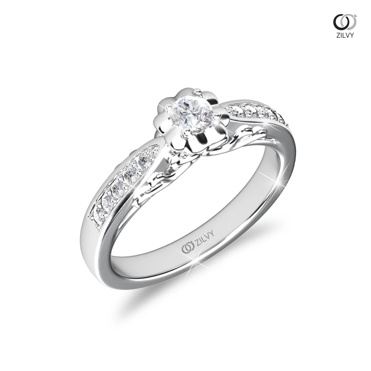 แหวนเพชร Soleil Duo