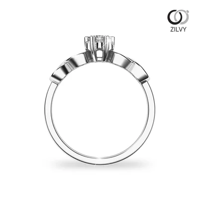 แหวนเพชรผู้หญิง รุ่น GR877 - มุมหน้า