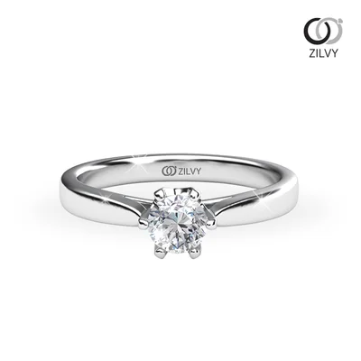 แหวนเพชรผู้หญิง รุ่น GR878 - มุมบน