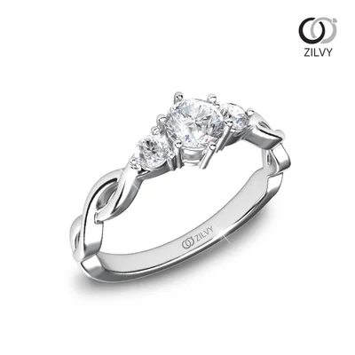 แหวนเพชรผู้หญิง รุ่น GR879 - มุมเปอร์สเปกทีฟ