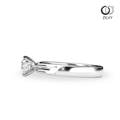 แหวนเพชรผู้หญิง รุ่น GR880 - มุมข้าง