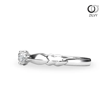 แหวนเพชรผู้หญิง รุ่น GR884 - มุมข้าง