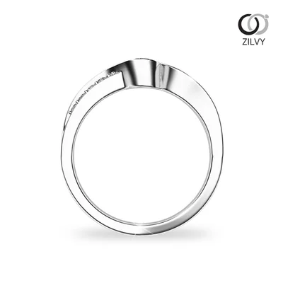 แหวนเพชรผู้หญิง รุ่น GR888 - มุมหน้า