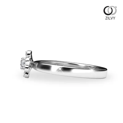 แหวนเพชรผู้หญิง รุ่น GR889 - มุมข้าง