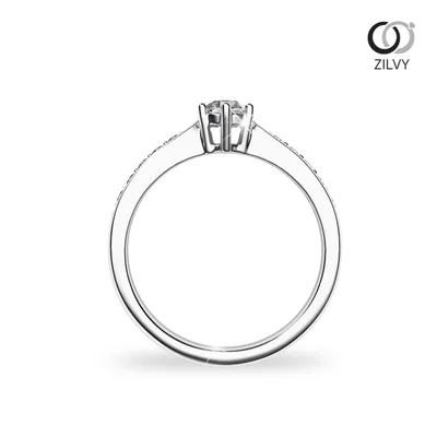 แหวนเพชรผู้หญิง รุ่น GR892 - มุมหน้า