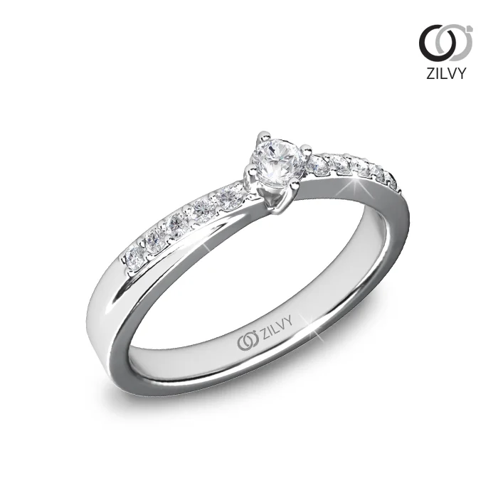 แหวนเพชร Daphne Flanked