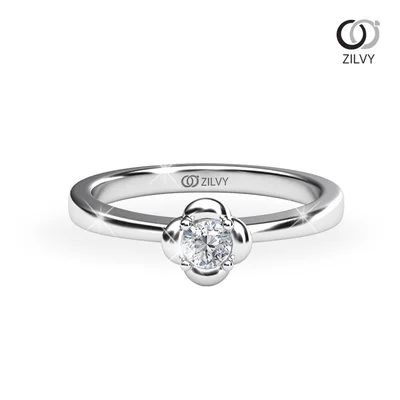 แหวนเพชรผู้หญิง รุ่น GR896 - มุมบน