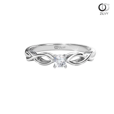 แหวนเพชรผู้หญิง รุ่น GR898 - มุมบน