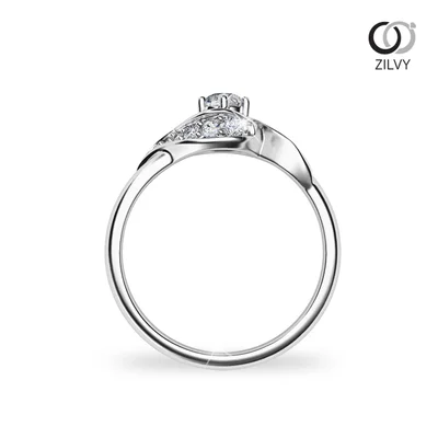 แหวนเพชรผู้หญิง รุ่น GR899 - มุมหน้า