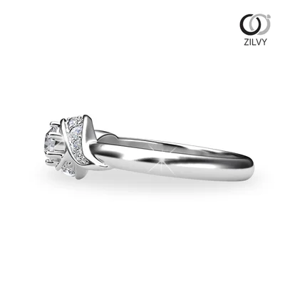 แหวนเพชรผู้หญิง รุ่น GR899 - มุมข้าง