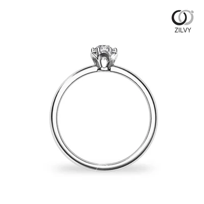 แหวนเพชรผู้หญิง รุ่น GR900 - มุมหน้า