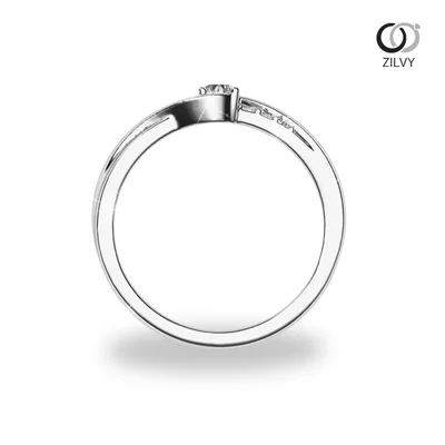 แหวนเพชรผู้หญิง รุ่น GR901 - มุมหน้า