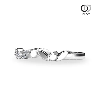 แหวนเพชรผู้หญิง รุ่น GR902 - มุมข้าง