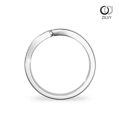 แหวนเพชรผู้หญิง รุ่น GR905 - มุมหน้า