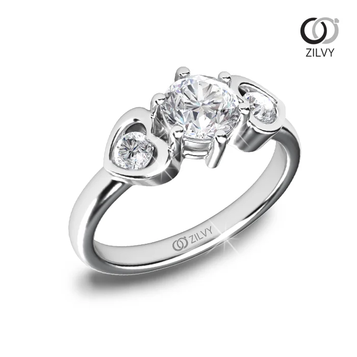 แหวนเพชร Estelle Trinity