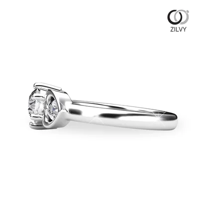 แหวนเพชรผู้หญิง รุ่น GR912 - มุมข้าง