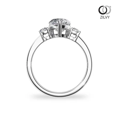 แหวนเพชรผู้หญิง รุ่น GR913 - มุมหน้า