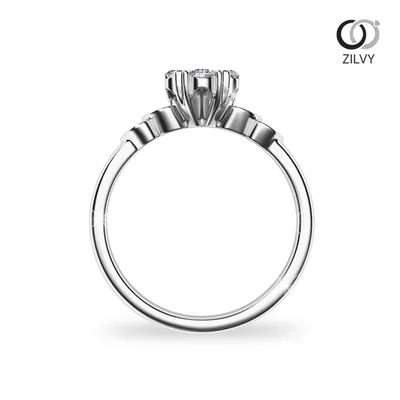 แหวนเพชรผู้หญิง รุ่น GR914 - มุมหน้า