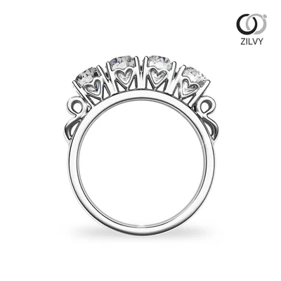 แหวนเพชรผู้หญิง รุ่น GR919 - มุมหน้า