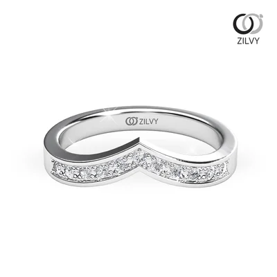 แหวนเพชรผู้หญิง รุ่น GR921 - มุมบน