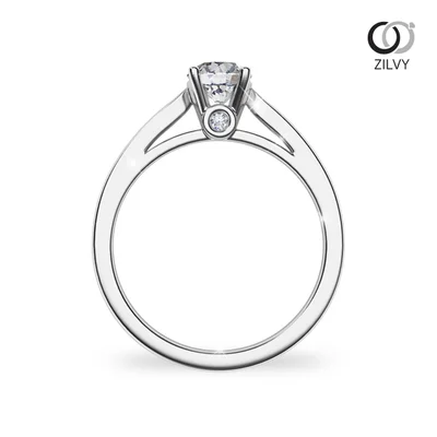 แหวนเพชรผู้หญิง รุ่น GR922 - มุมหน้า