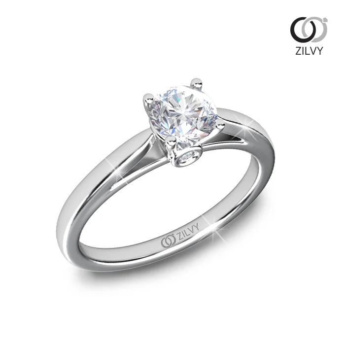 แหวนเพชร Marcelle Flanked