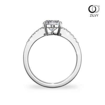 แหวนเพชรผู้หญิง รุ่น GR924 - มุมหน้า