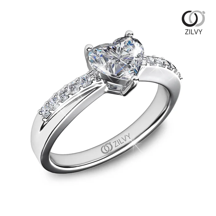 แหวนเพชร Penelope Flanked