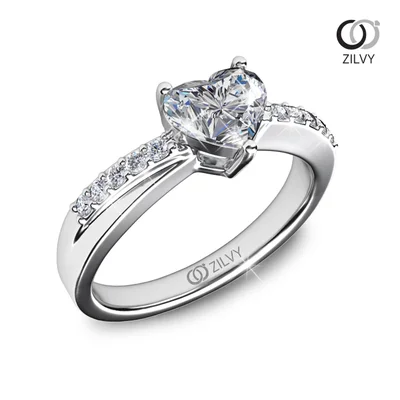 แหวนเพชรผู้หญิง รุ่น GR925 - ภาพเต็ม