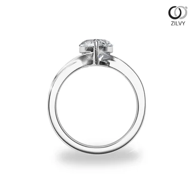 แหวนเพชรผู้หญิง รุ่น GR928 - มุมหน้า