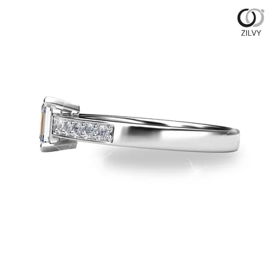 แหวนเพชรผู้หญิง รุ่น GR930 - มุมข้าง