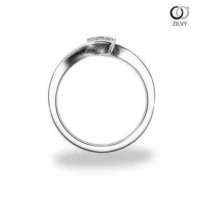 แหวนเพชรผู้หญิง รุ่น GR931 - มุมหน้า