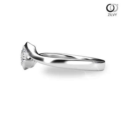 แหวนเพชรผู้หญิง รุ่น GR931 - มุมข้าง