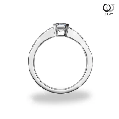 แหวนเพชรผู้หญิง รุ่น GR935 - มุมหน้า