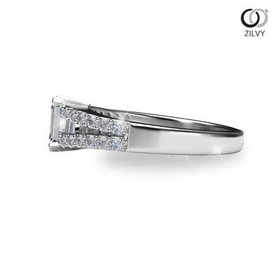 แหวนเพชรผู้หญิง รุ่น GR935 - มุมข้าง