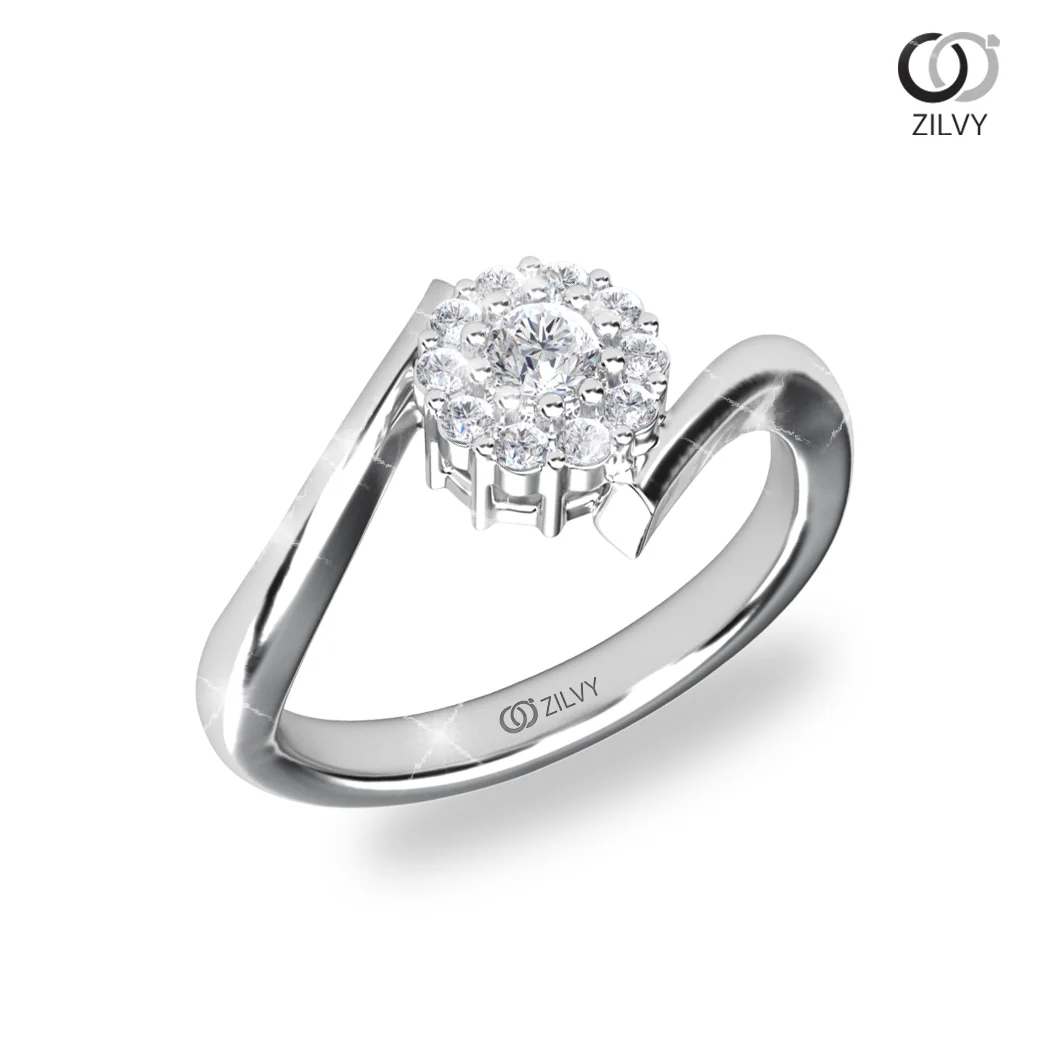 แหวนเพชร Elara Halo