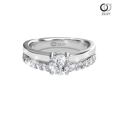 แหวนเพชรผู้หญิง รุ่น GR939 - มุมบน