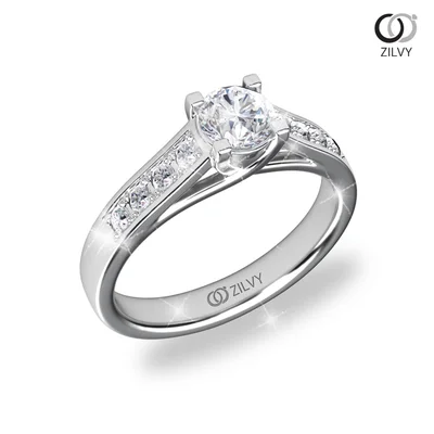 แหวนเพชรผู้หญิง รุ่น GR951 - มุมเปอร์สเปกทีฟ