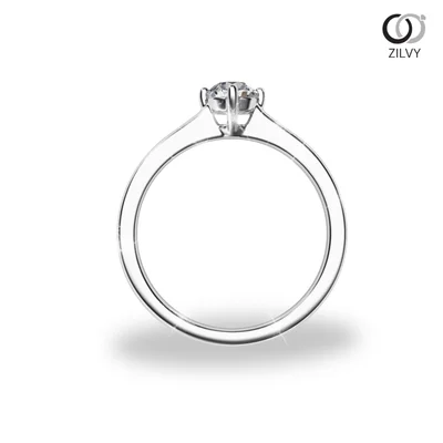 แหวนเพชรผู้หญิง รุ่น GR952 - มุมหน้า