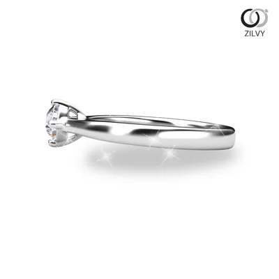 แหวนเพชรผู้หญิง รุ่น GR952 - มุมข้าง