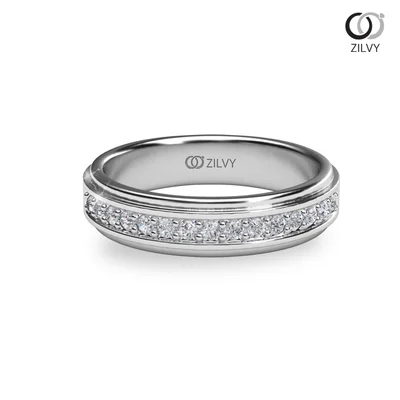 แหวนเพชรผู้หญิง รุ่น GR955 - มุมบน