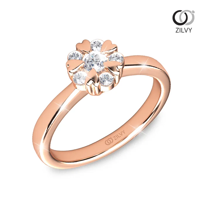 แหวนเพชร Adeline Cluster