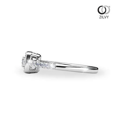 แหวนเพชรผู้หญิง รุ่น GR969 - มุมข้าง