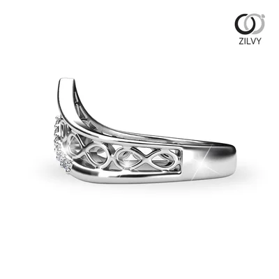 แหวนเพชรผู้หญิง รุ่น GR972 - มุมข้าง