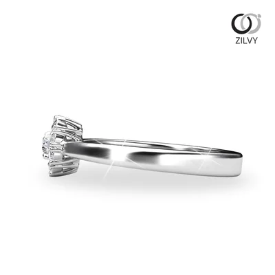 แหวนเพชรผู้หญิง รุ่น GR975 - มุมข้าง