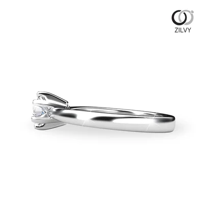 แหวนเพชรผู้หญิง รุ่น GR978 - มุมข้าง