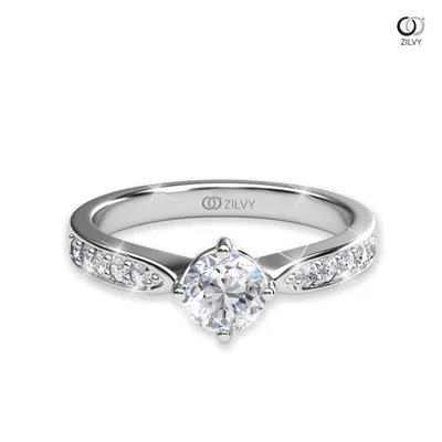 แหวนเพชรผู้หญิง รุ่น GR984 - มุมบน